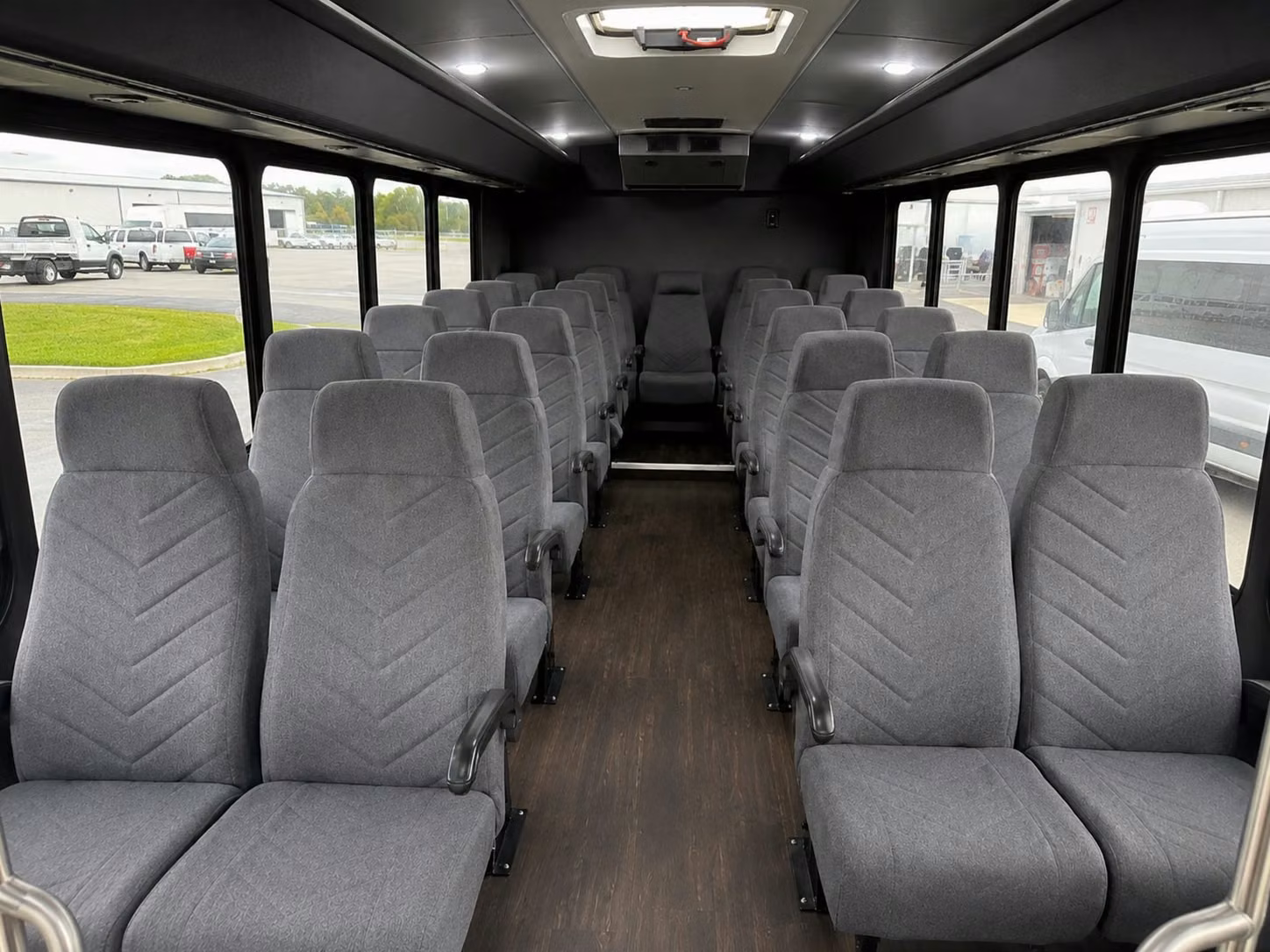 18 passenger minibus inside
