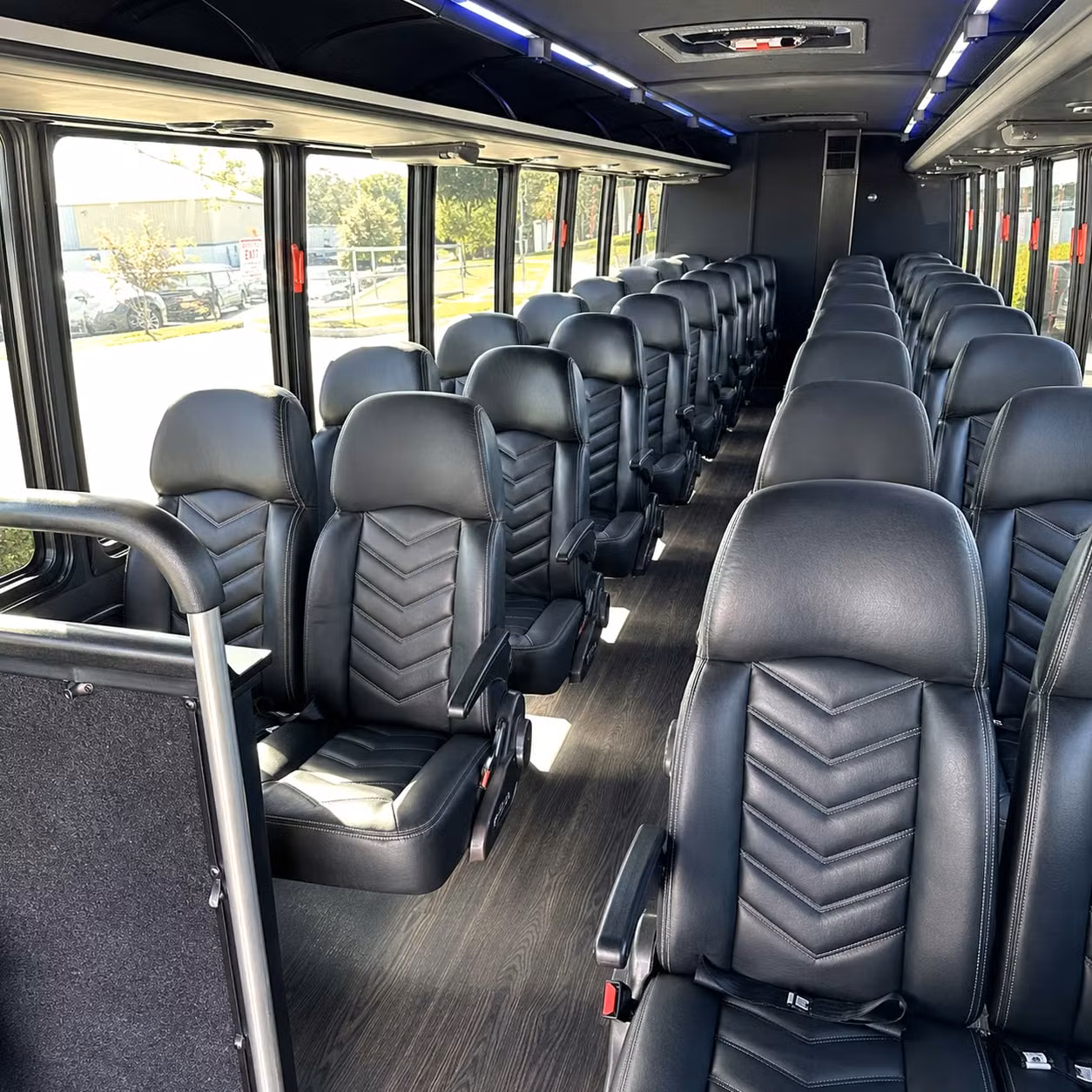 25 passenger minibus inside