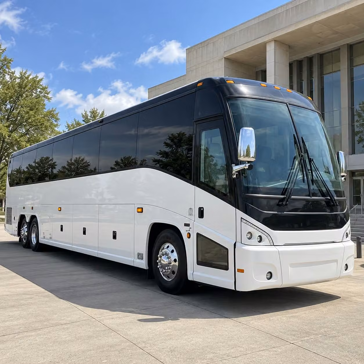 charter bus rentals for polo matches and equestrian events at empire polo club