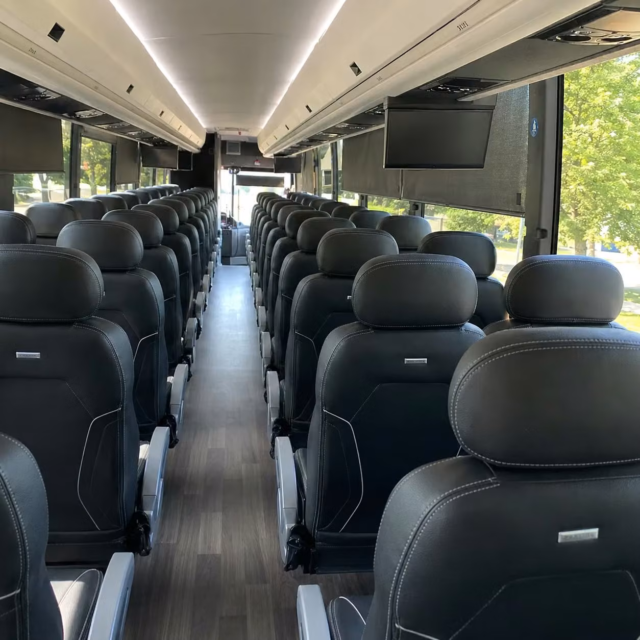 indio charter bus interior