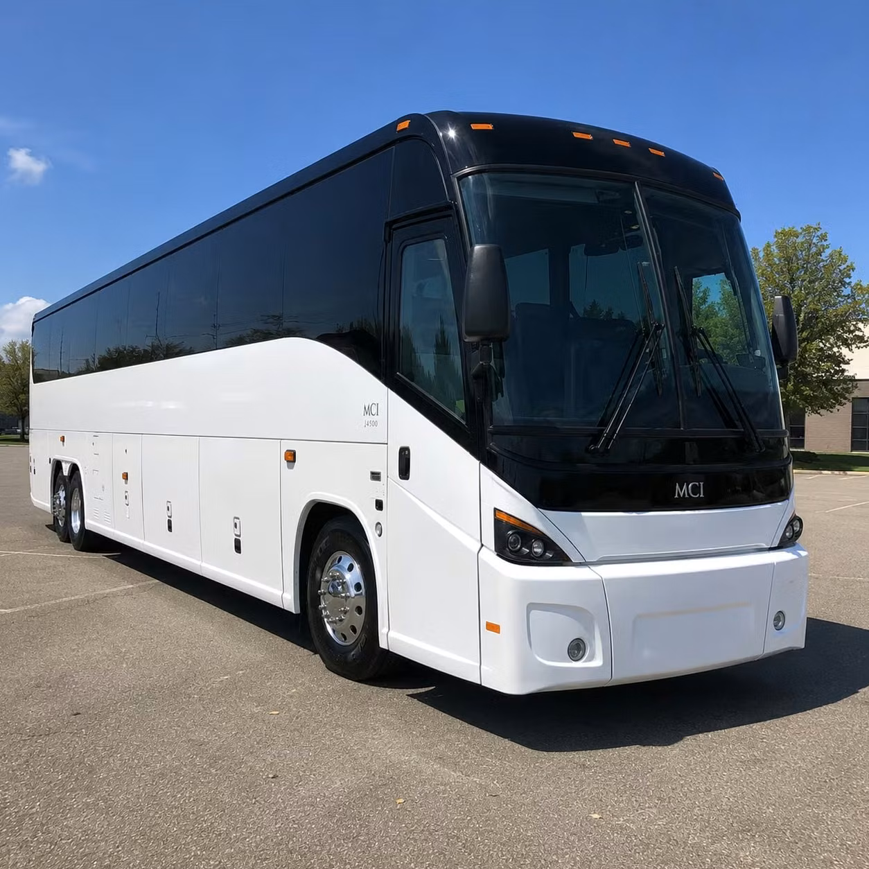 indio charter bus rental exterior