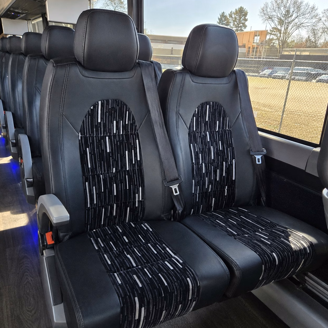 indio charter bus rental inside